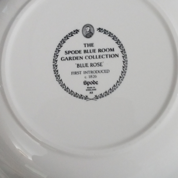 Spode Blue Room Garden Collection Bowl 8.25" Black Yellow White - Picture 10 of 11